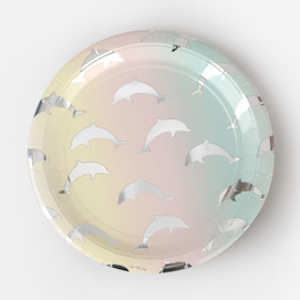 Dolphins  - party plates